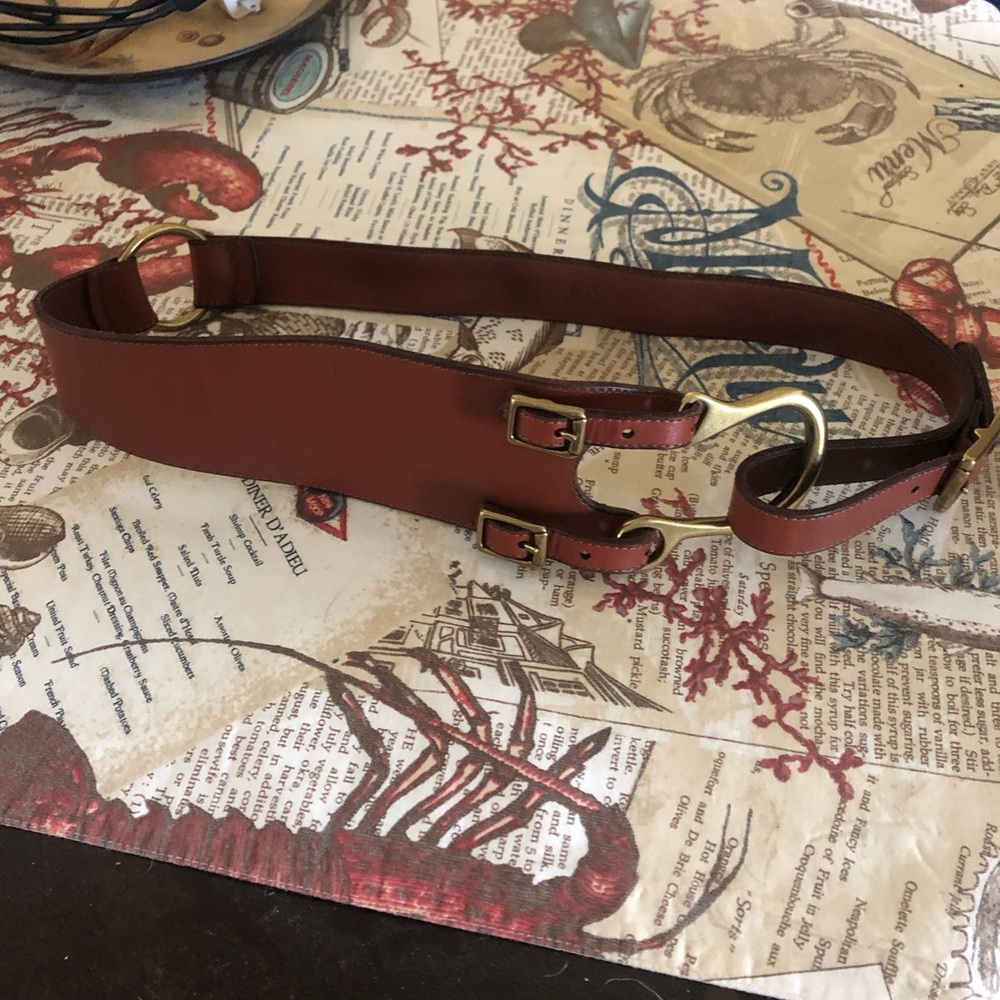 Lauren Ralph Lauren  brown equestrian belt